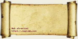 Anđela Milinović vizit kartica